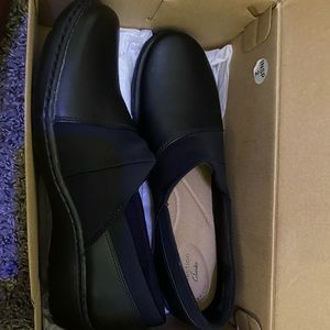 Brand new Clark’s Cora Heather slide on shoes/loafers